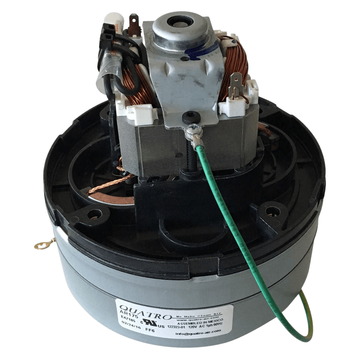 Quatro Air Technologies iVAC 300 Series Replacement Motor, 115V