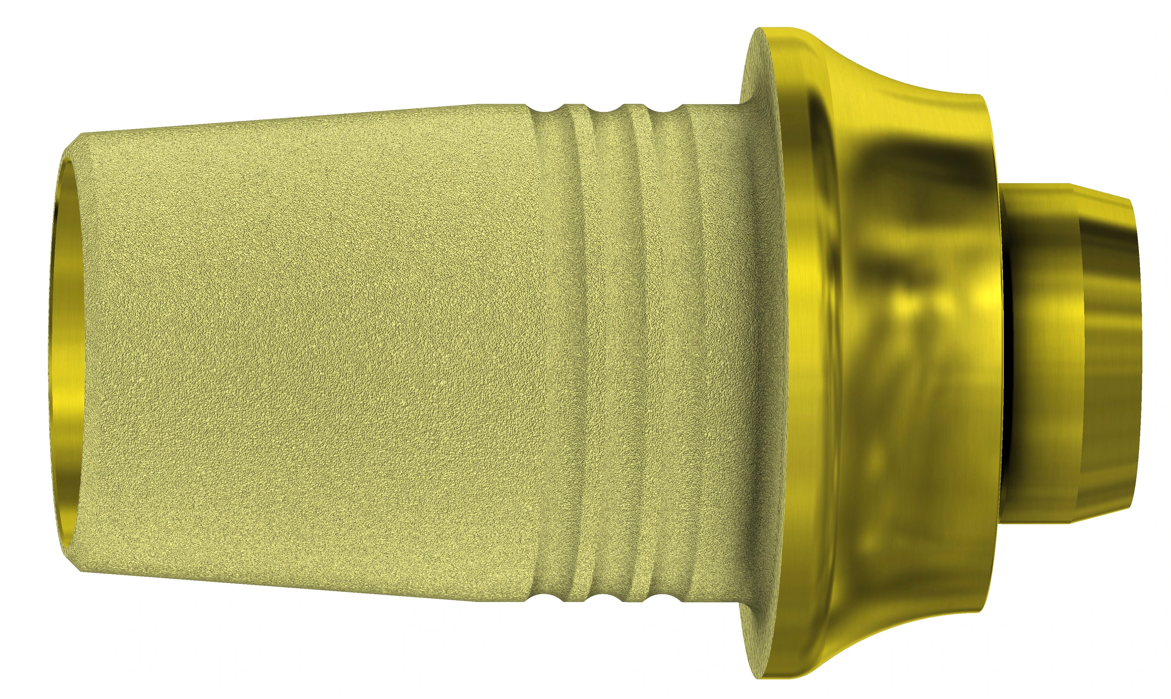 DESS C-Base Non-Engaging Abutment, 3.5mm, Nobel Replace Compatible, 1.5mm Gingival Height, Tri-Lobe, Each