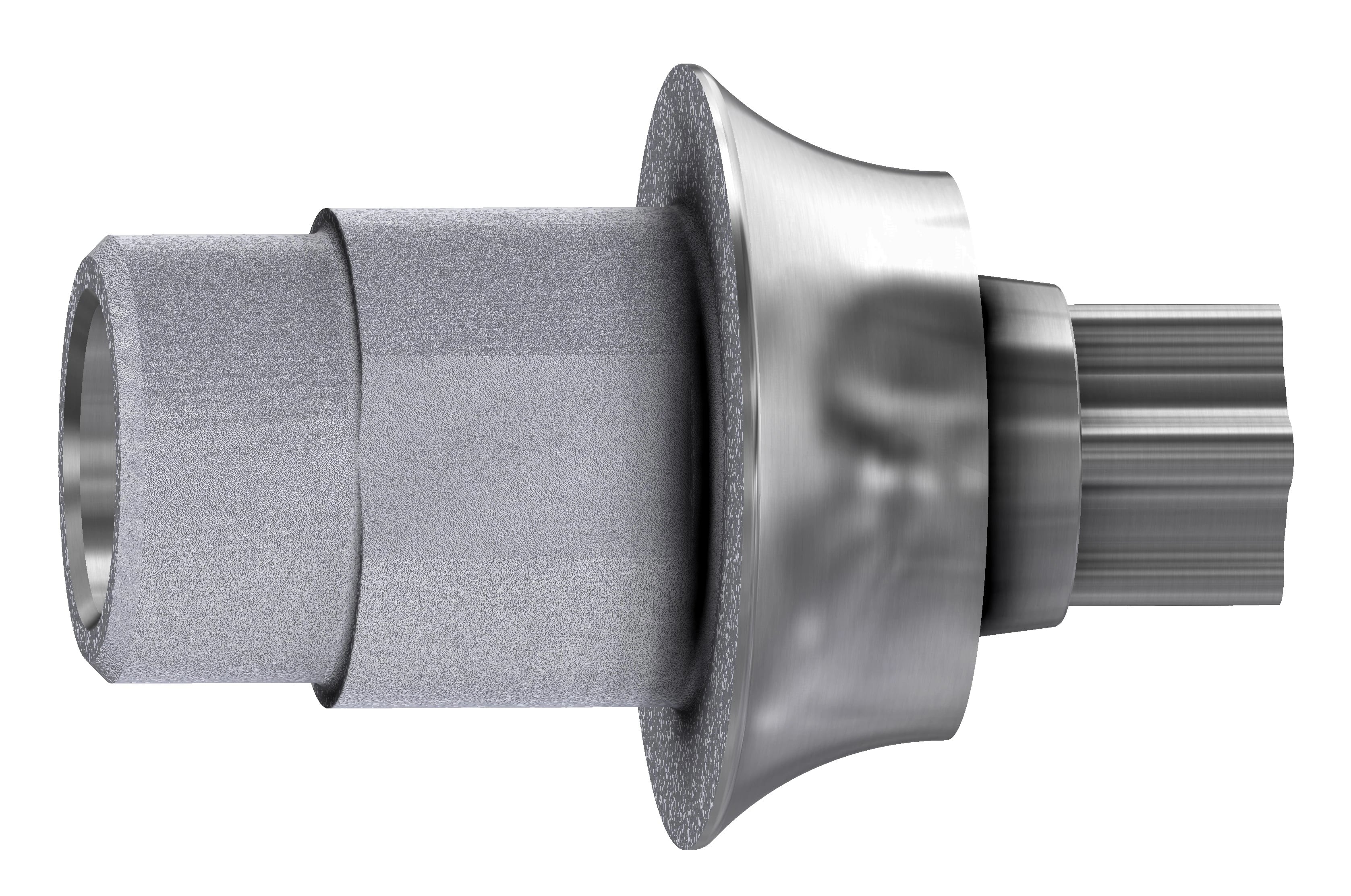 DESS Ti-Base Engaging 4.5 Straumann BLX, Wide Base, 1.5mm Gingival Height, Conical, 1 Each