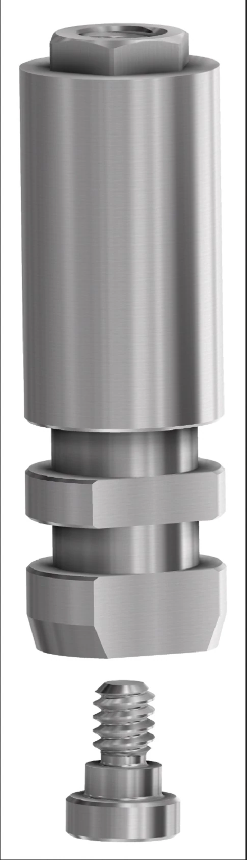 DESS Digital Analog RP for Implant External Hex, 3i Osseotite 4.1, Non-Anodized, Each