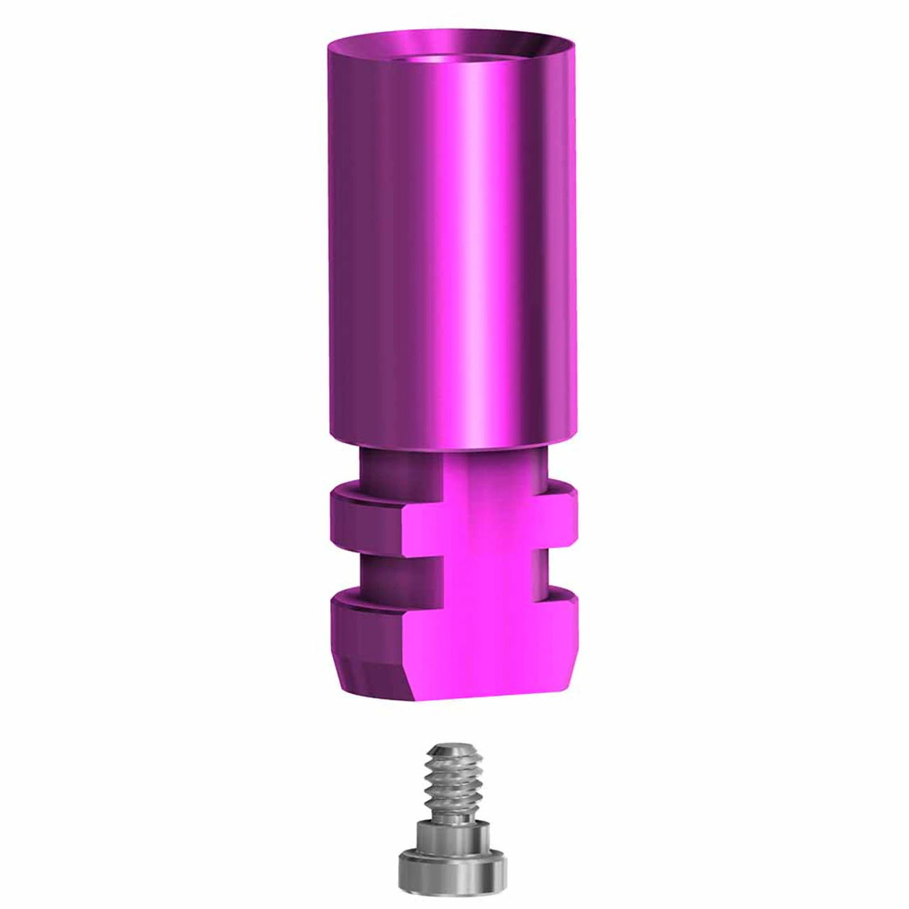 DESS Digital Analog RP Internal Hex USA, 4.5 Platform, Anodized Purple, with Screw, 1 Each