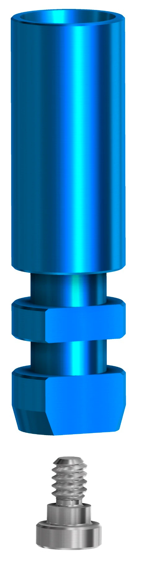 DESS Digital Analog MIS V3 NP Conic MV, Anodized Blue, 3.3mm, Each