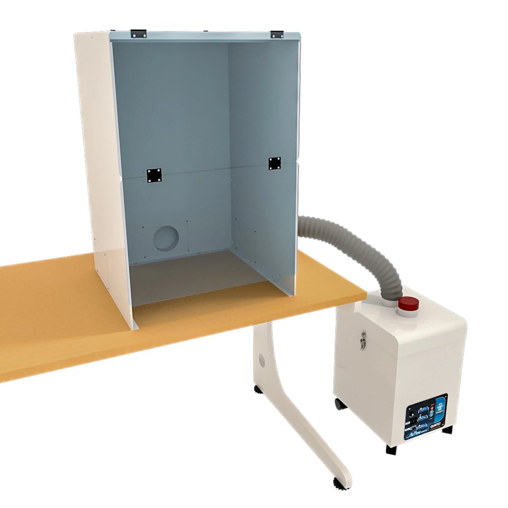 Quatro Air Technologies MonoPure Fume Extractor Kit with Containment Air Box, 110-120V