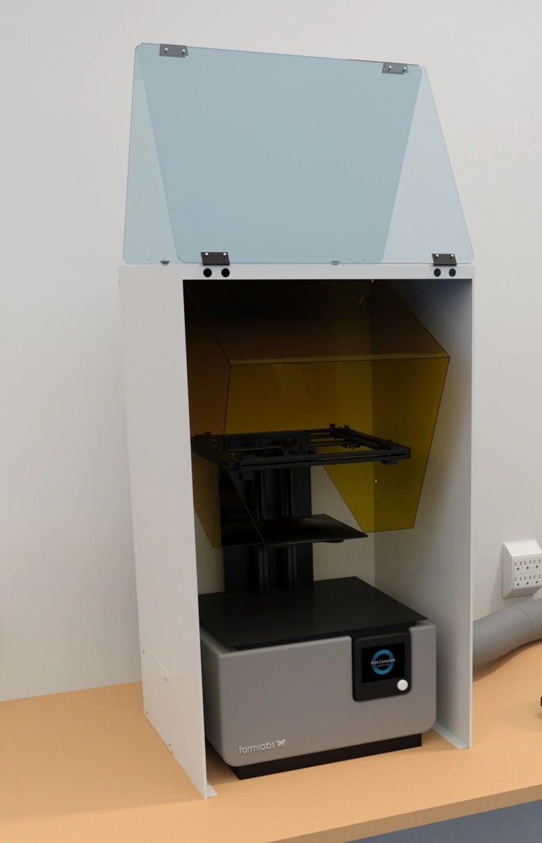 Quatro Air Technologies 3D Printer Containment Air Box with Hose