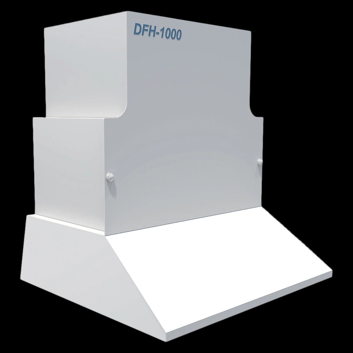 Quatro Air Technologies Ductless Fume Hood, Acrylic, Monomer Odor Removal, 26x28x23 in, 100-120V, DFH 1000