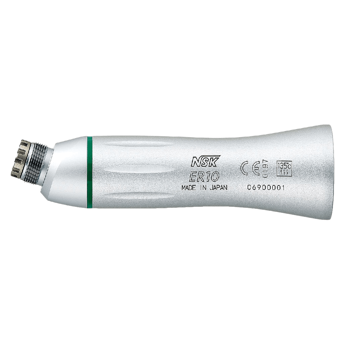 NSK Ex Series Contra Angle, Air Shank, Manual, No Spray, 10:1 Reduction, ER10