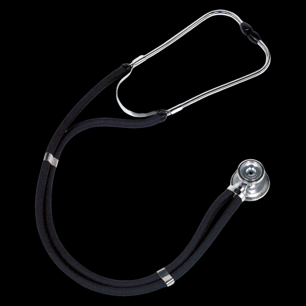 Sprague Rappaport Stethoscope, Adult/Child, Black, Double Lumen Tubing