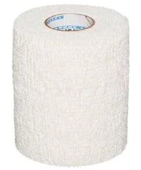 PowerFlex Elastic Athletic Tape, White, 6" x 6 yd, Non-Sterile, Latex-Free, 8 Rolls/Case