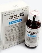 Midazolam HCl Oral Syrup, 2mg/mL, 118mL Bottle, Roxane Laboratories