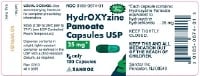 Hydroxyzine Pamoate Capsules, 25mg, 100/Bottle, Sandoz