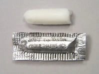 Promethazine HCl Rectal Suppositories, 25mg, Unit Dose, 12/Package
