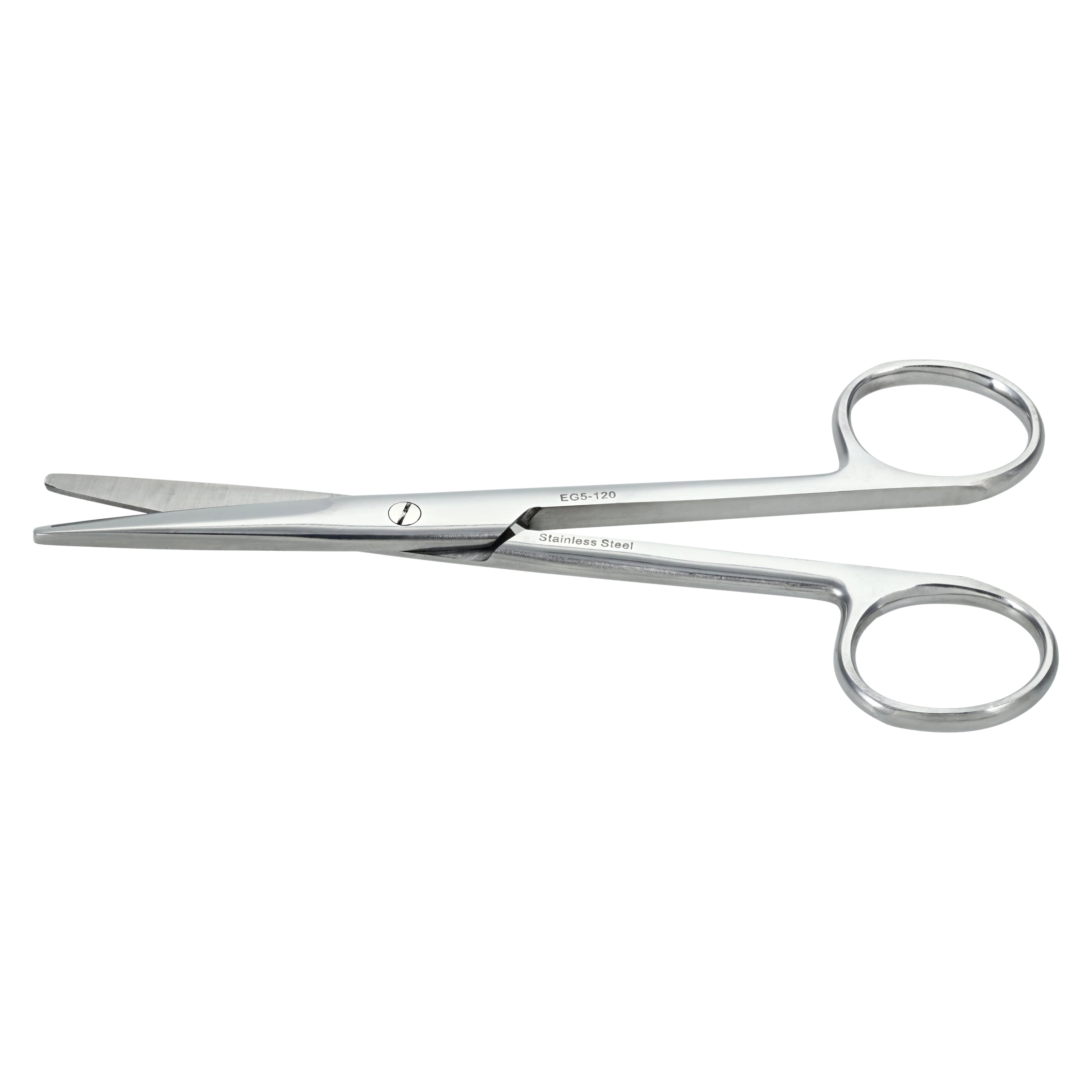 Mayo Dissecting Scissors, Straight, 5-1/2", Stainless Steel, Disposable, 12/Package