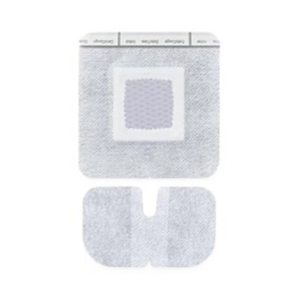 Medline SorbaView 2000 Film Window Dressing, 4x4", Sterile, Adhesive, Non-Adherent, Transparent Absorbent, with Closure