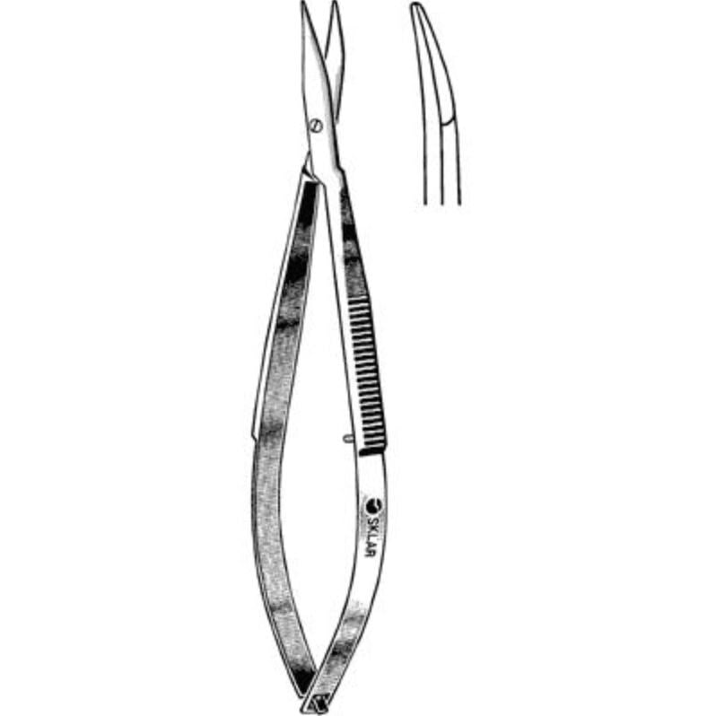 Sklar Westcott Tenotomy Scissors, Curved, 4-1/4", Blunt Tip, Stainless Steel, Non-Sterile, Reusable