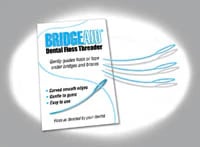 BridgeAid Dental Floss Threaders, 10 per Envelope, 100 Envelopes per Box (1000 Threaders), TDPS