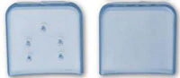 Aspen Surgical Osteotome Guard Vented Clear, Disposable Tip Protector, 38x38mm, 50/Box