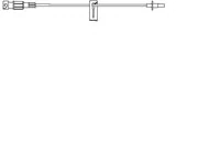 B. Braun Safeline Microbore IV Extension Set with Needleless Injection Site, 7" Male Luer Slip, Primary Infusion Spike, Removable Slide Clamp, Sterile, 50/Case