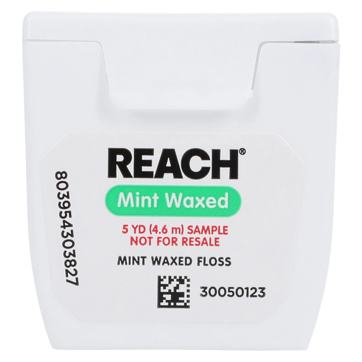 REACH® Waxed Dental Floss, Mint, Trial Size 5 yd, 144/Case, 211896800