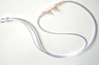 SunMed Nasal Cannula Low Flow, Adult, Soft Curved Prongs, 7' Supply Tubing, 3-Channel Safety, 50/Case