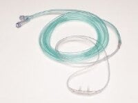 SunMed Oral-Trac Nasal CO2/O2 Sampling Cannula, Adult, Male Luer, Clear, 7' O2 Tubing/7' CO2 Tubing, 25/Case, 4707-7-7-25