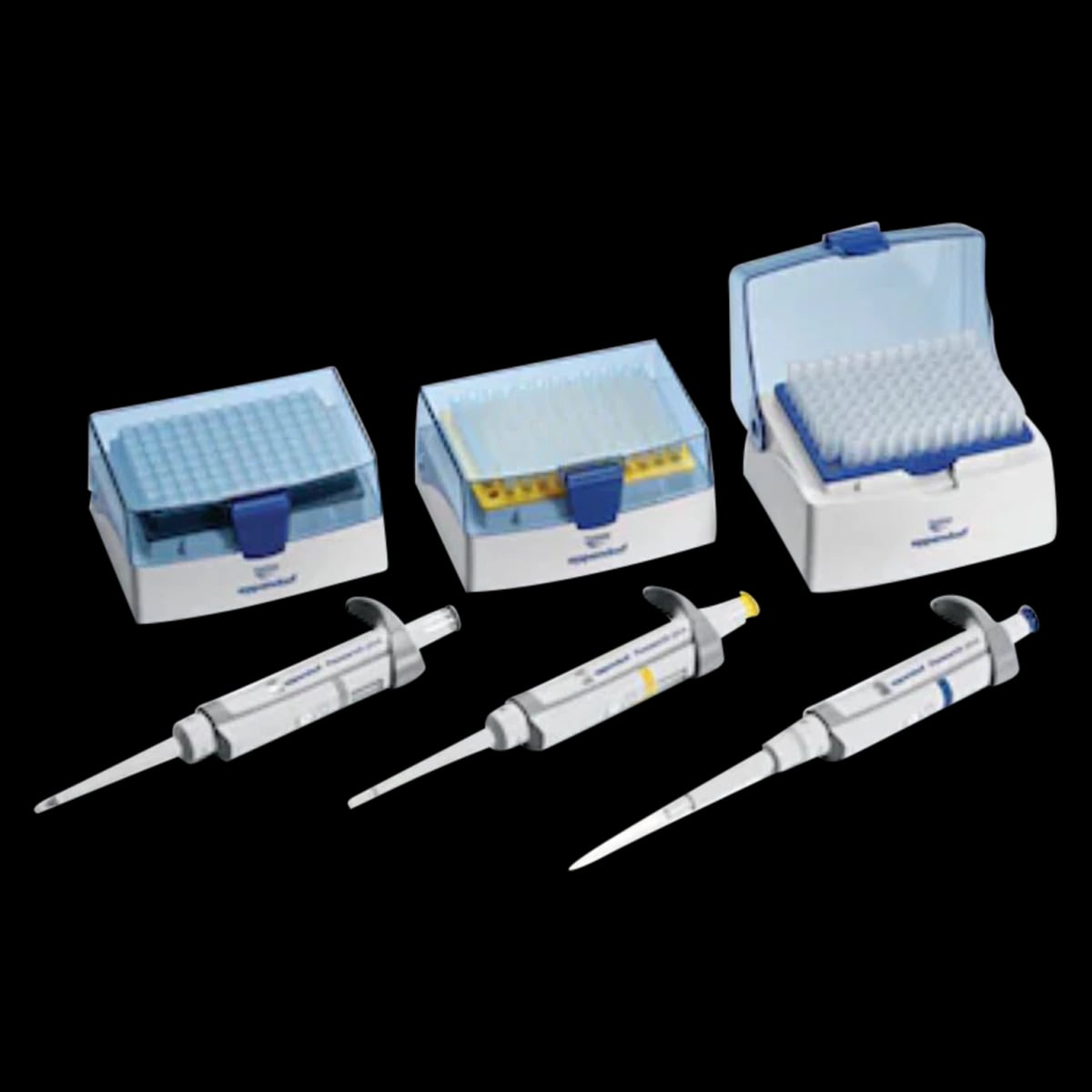 Eppendorf Research Plus 4-Pack Option 1 Pipette Bundle, 0.1–2.5 µL, 4 Each