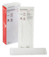 Cardinal Health Fabric Island Dressing, 4" x 14", Sterile, Adhesive, Non-Adherent, Latex-Free