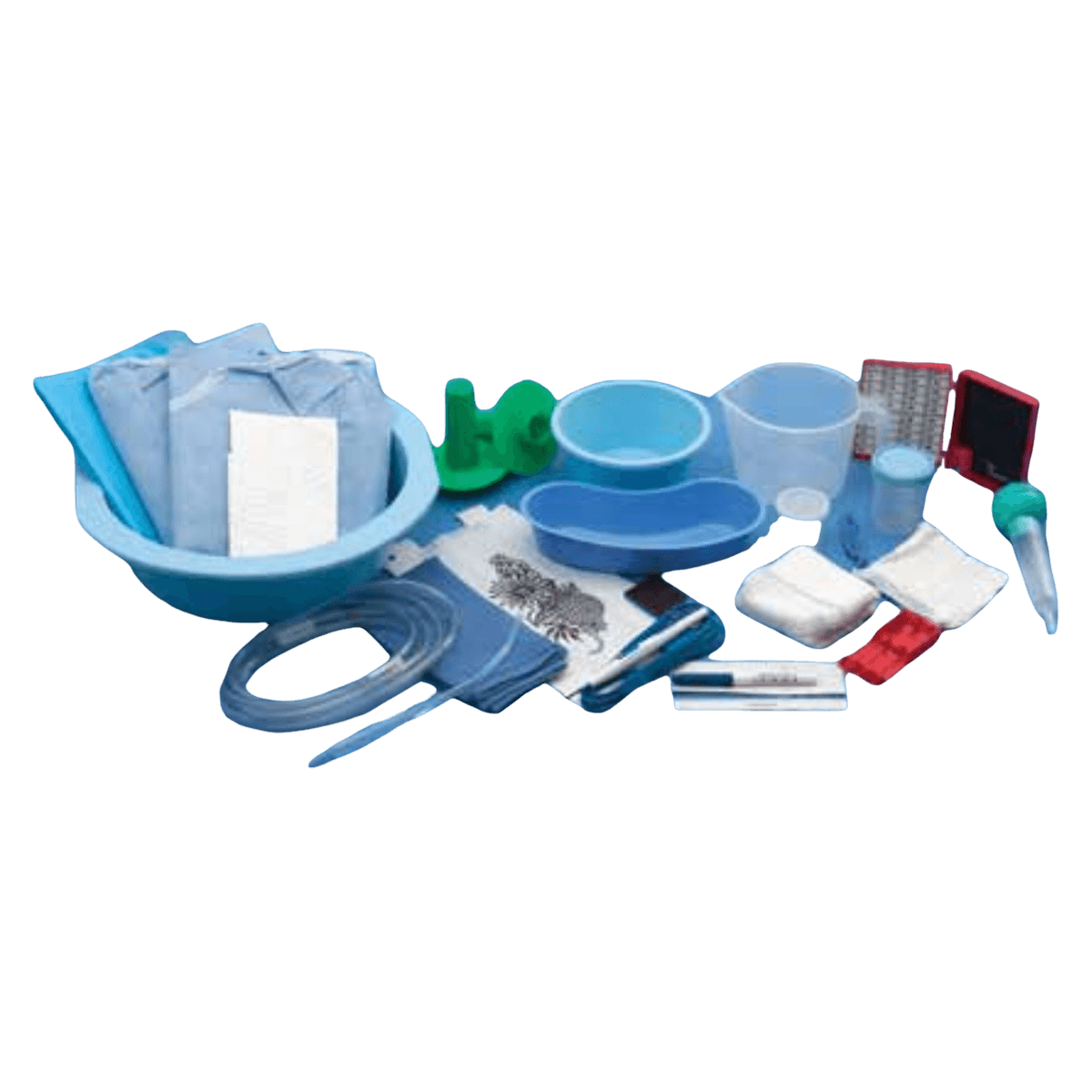 Cardinal Health Basin Kit, Major, Single Shot