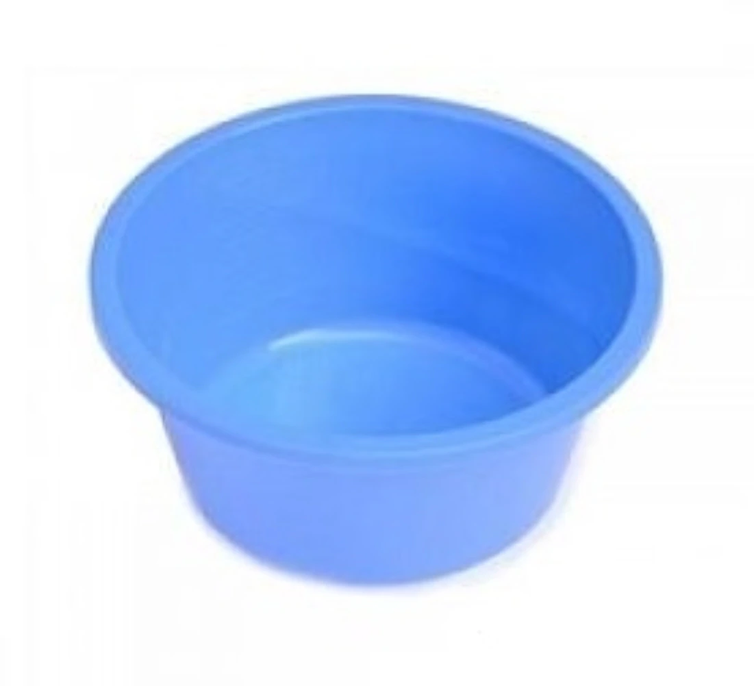 Cardinal Health Sponge Bowl, Round Plastic, Blue, 32 oz, Sterile