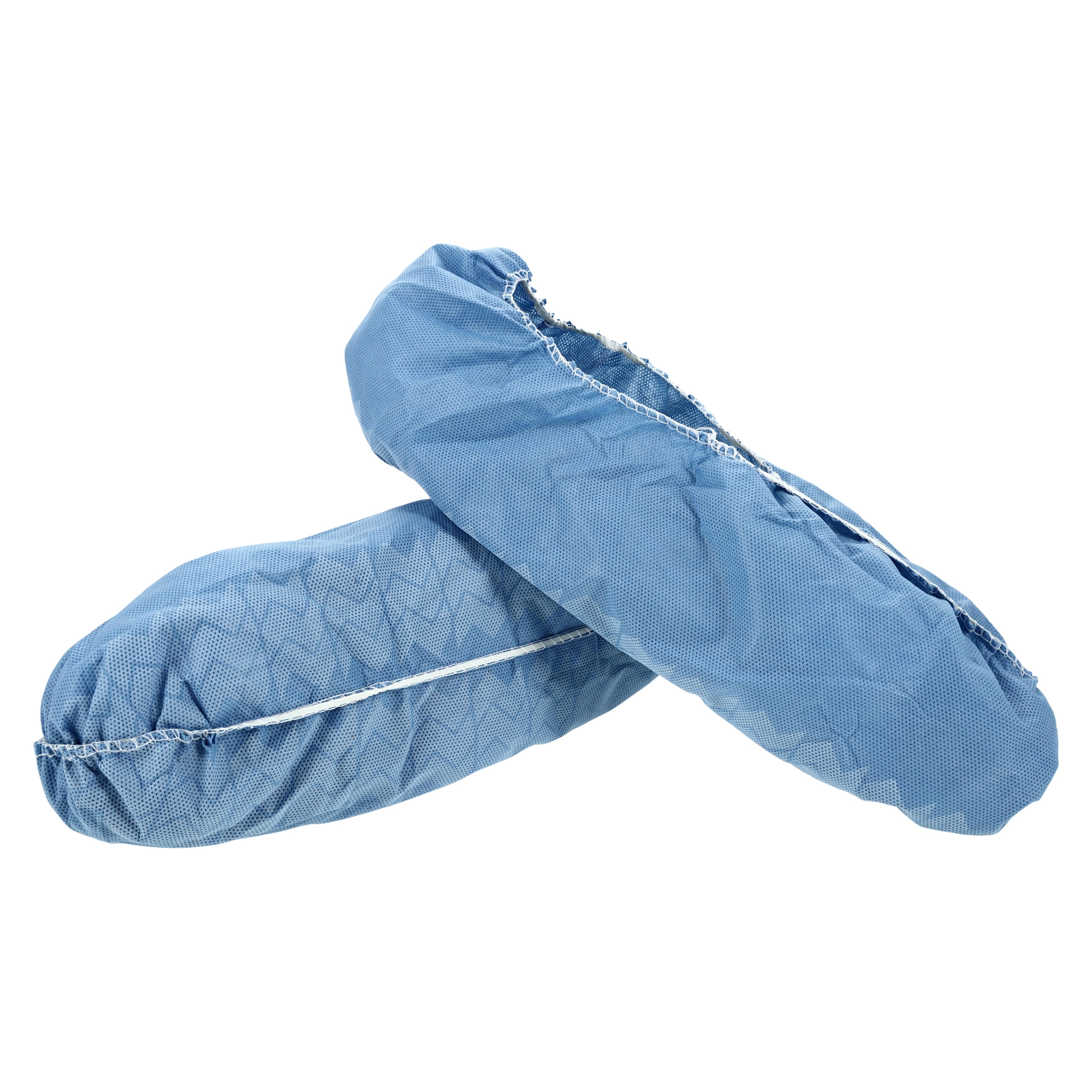 Cardinal Health Heavy-Duty Non-Skid Shoe Covers, X-Large, Blue, 100/Box