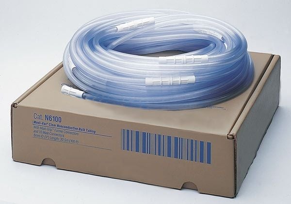 Cardinal Health Non-Conductive Suction Tube, 1/4" x 100', 1 Roll/Case