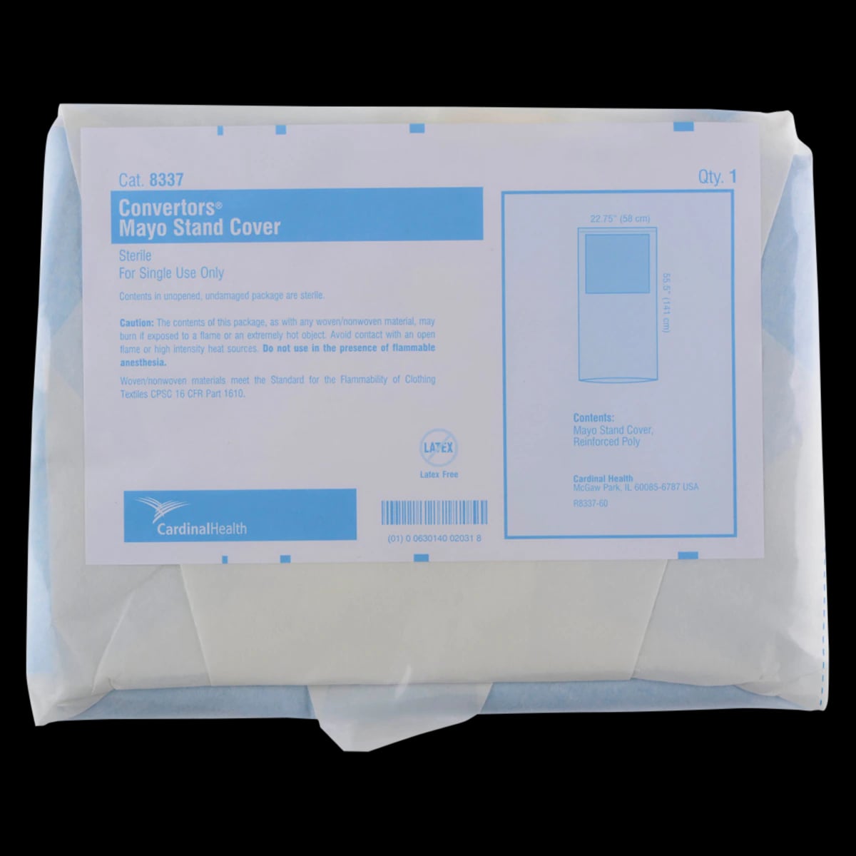 Cardinal Health Sterile Mayo Stand Cover, 23" x 55", 30/Case