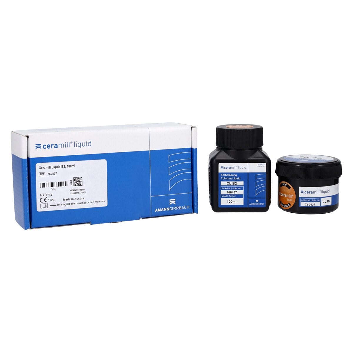 Ceramill Liquid Shade B2, 100ml, Water-Based Coloring Solution