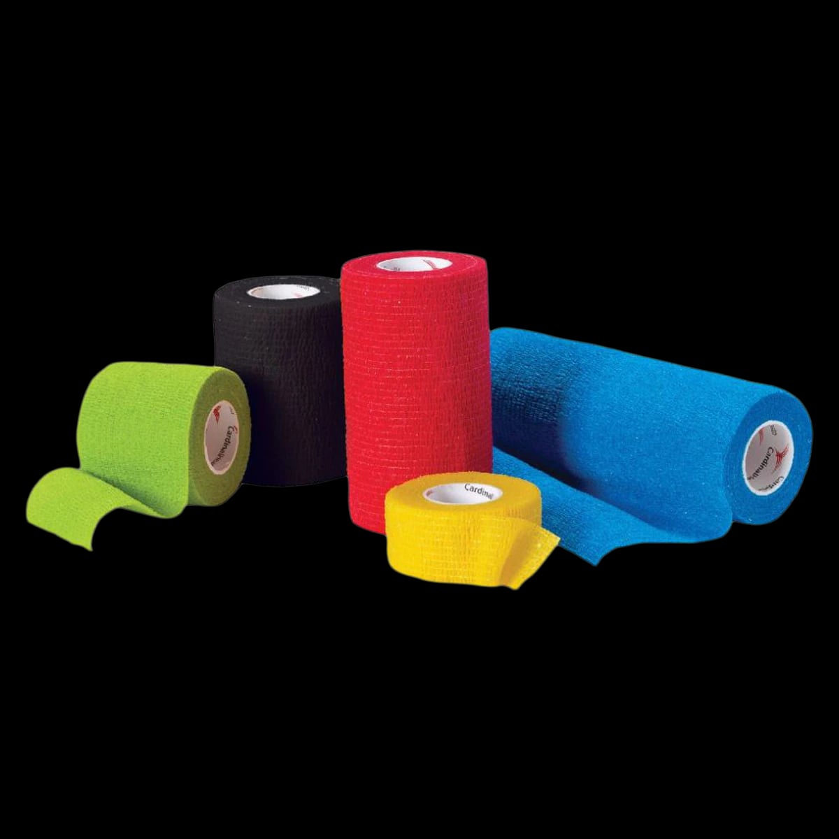 Cardinal Bandage Self-Adhesive Latex Non-Sterile Elastic 3"x5yd Colorpack, 12/Box