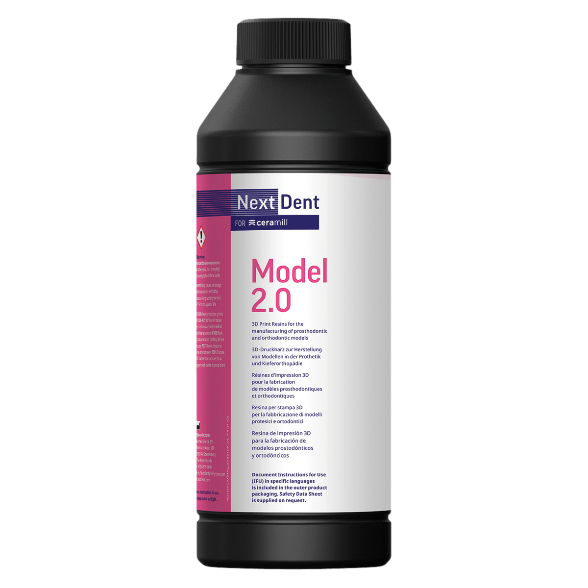 NextDent Model 2.0 3D Resin, White