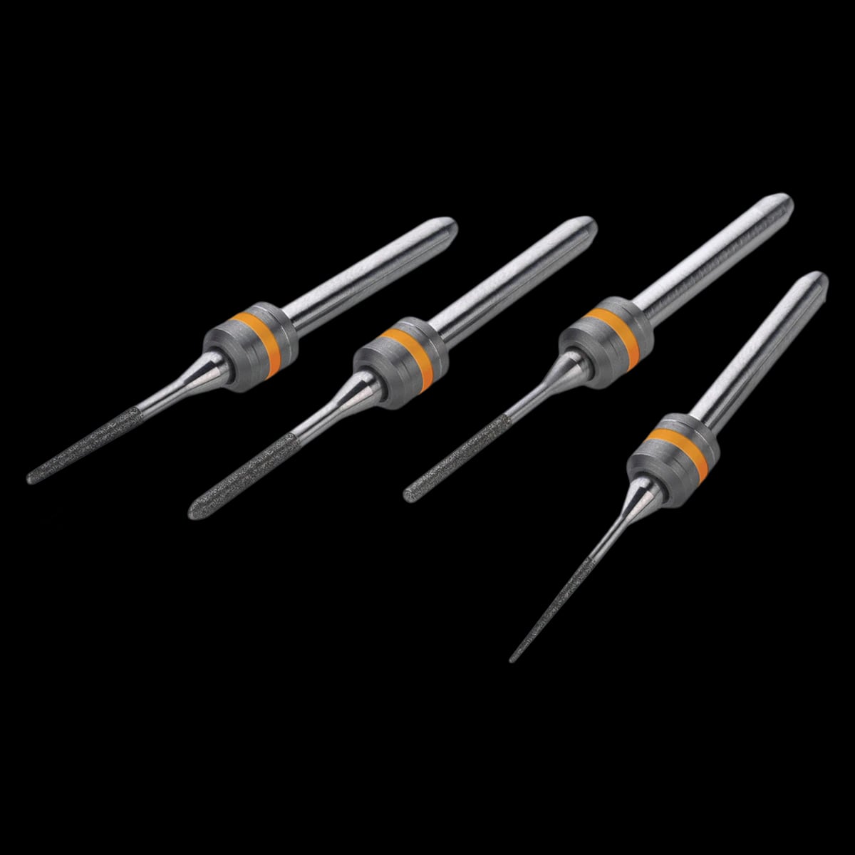 Ceramill Diamond RFID Milling Bur, Orange, 1.4 mm Head Diameter, 3 mm Shank, 1 Each