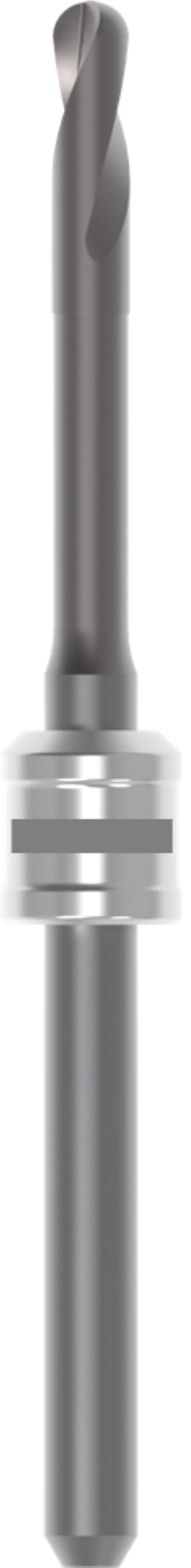 Amann Girrbach Ceramill Roto RFID D3 Carbide Milling Bur, Grey, 2.5 mm Head Diameter, 3 mm Shaft, 1/Pkg