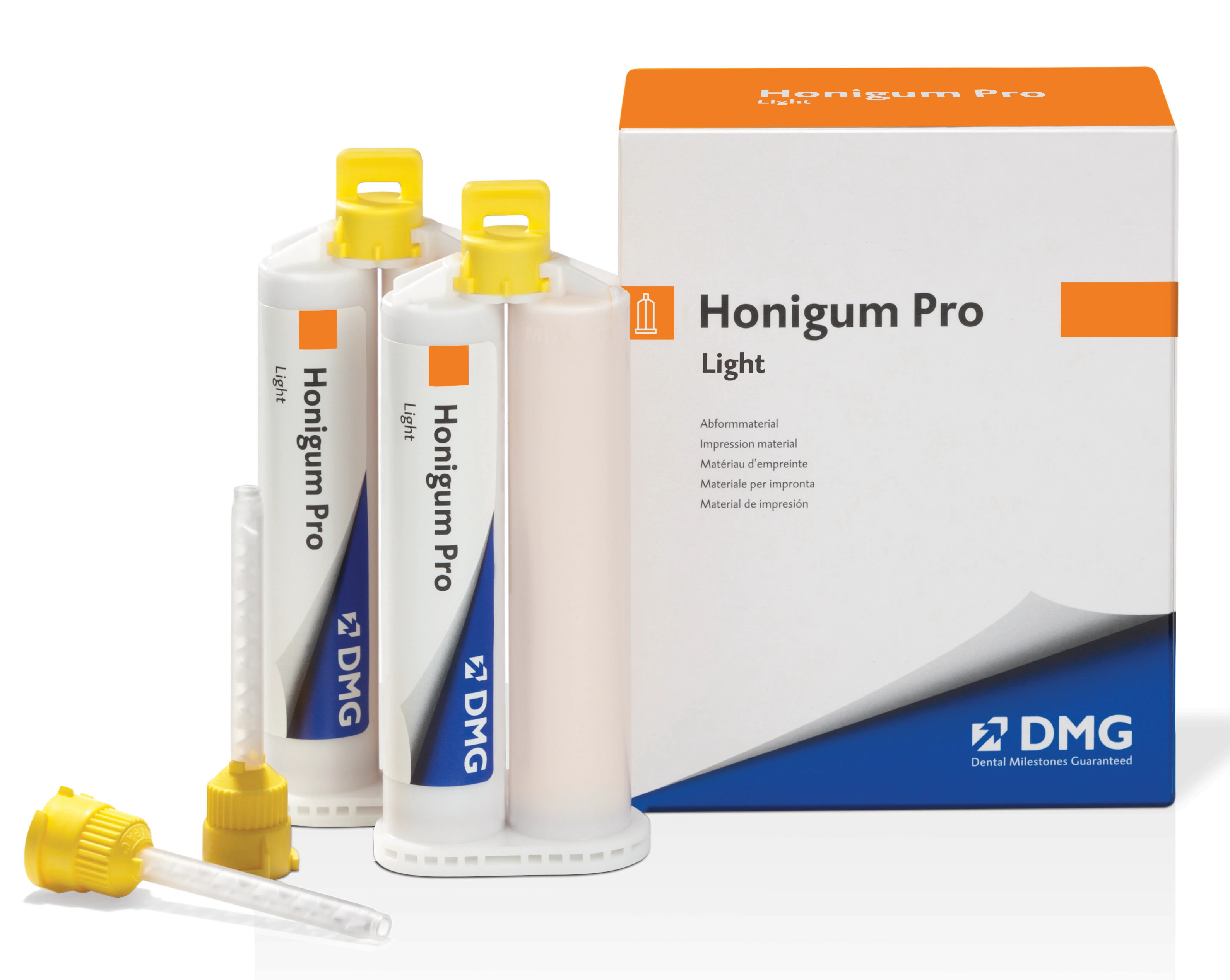 Honigum Pro Light Body VPS Impression Material, Regular Set, 2 x 50 mL Cartridges, 989831