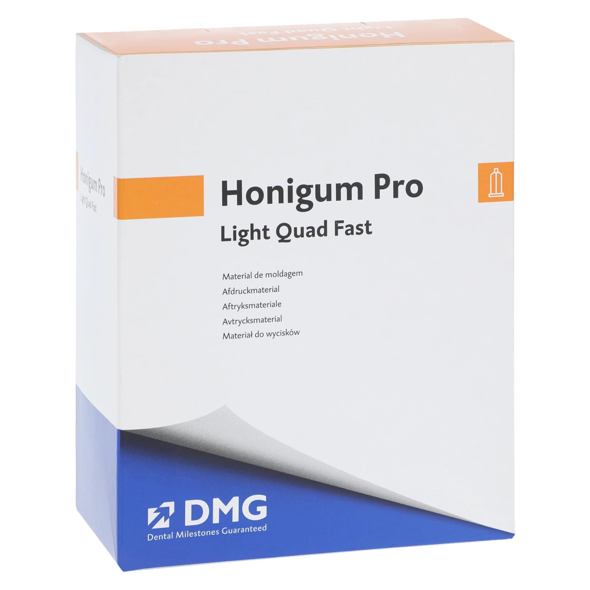 Honigum Pro Automix Light Body QuadFast VPS Impression Material, 2 x 50 ml Cartridges with 10 Automix Tips, #989832
