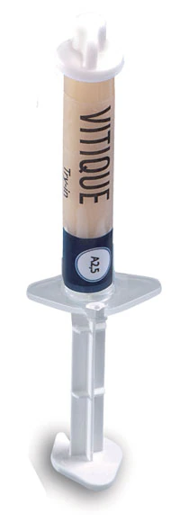Vitique Try-In Paste Refill, Shade A2.5, 3.9 g Syringe with 10 Veneer Tips, 213049