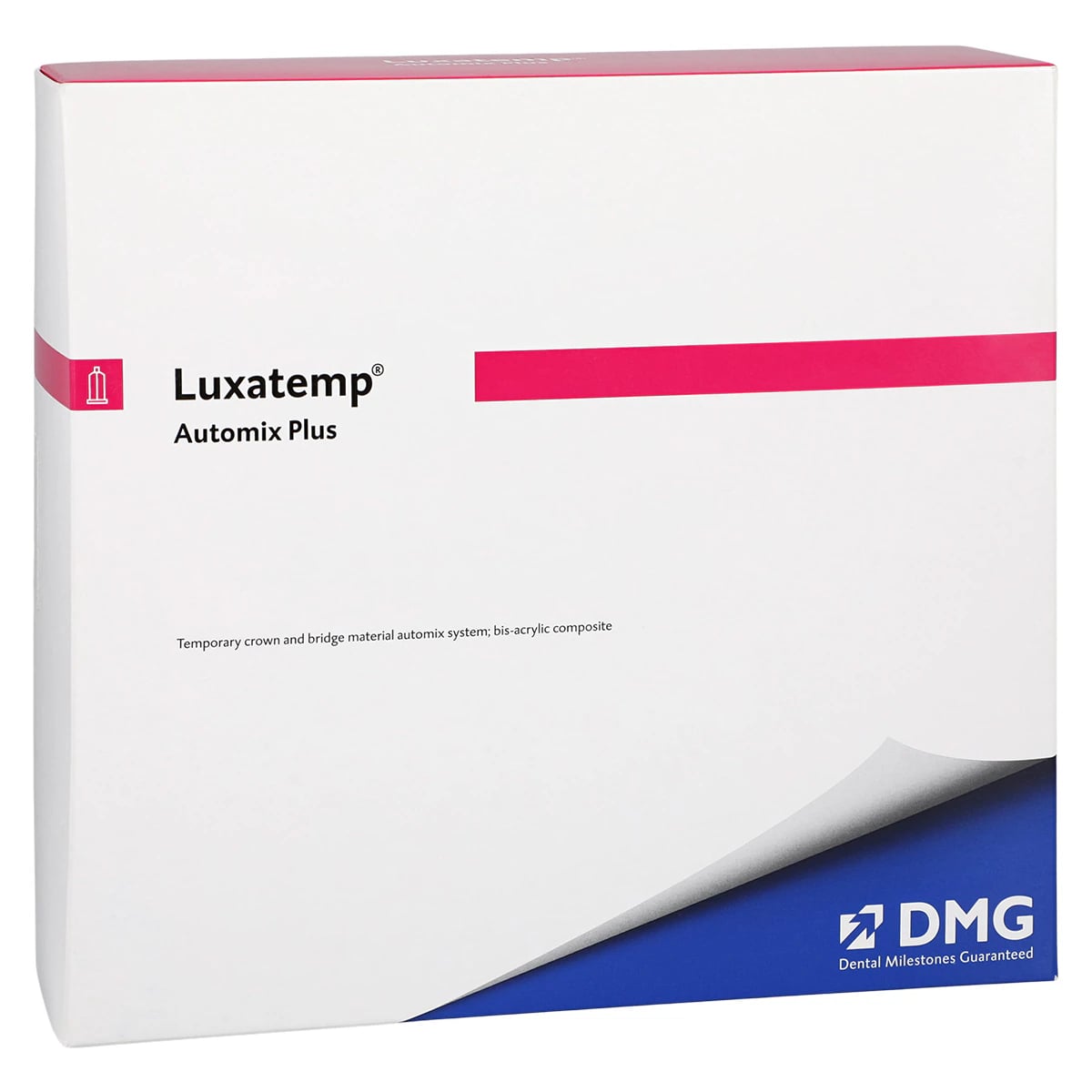 Luxatemp Automix Plus Temporary Crown & Bridge Material, Intro Kit, Shade A2, 76 g Cartridge, 15 Automix Tips, Type 50 Gun, 1 Kit, 110400
