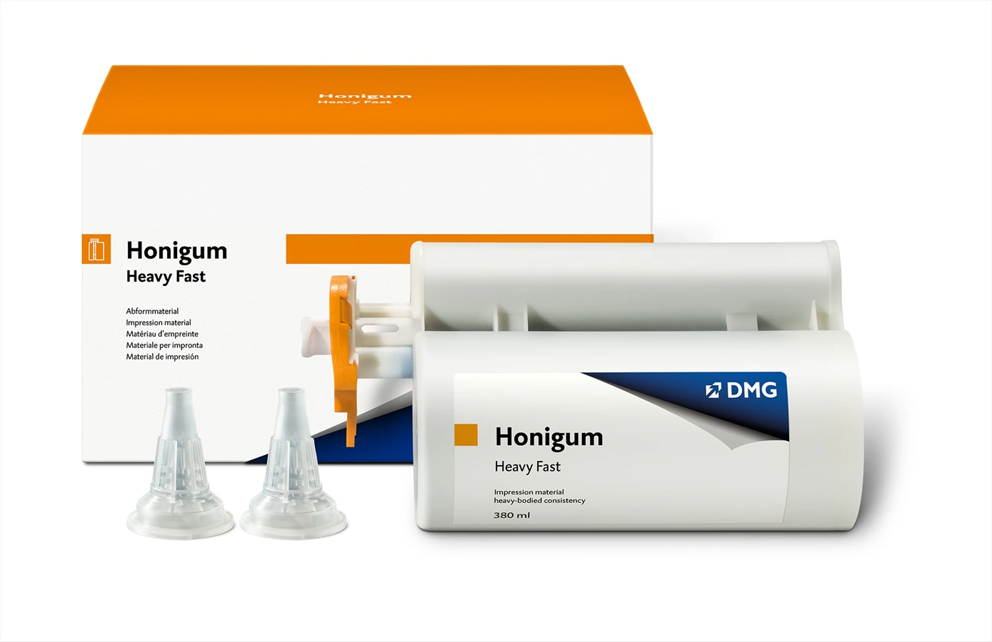 Honigum MixStar VPS Impression Material, Heavy Body, Quad Fast Set, 380 ml Cartridge, Teal, Honey Scent, 1/Pk, 999638