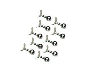 Zekrya Gingival Protector Large Arcs Refill, 10/Pkg, Stainless Steel, #61098