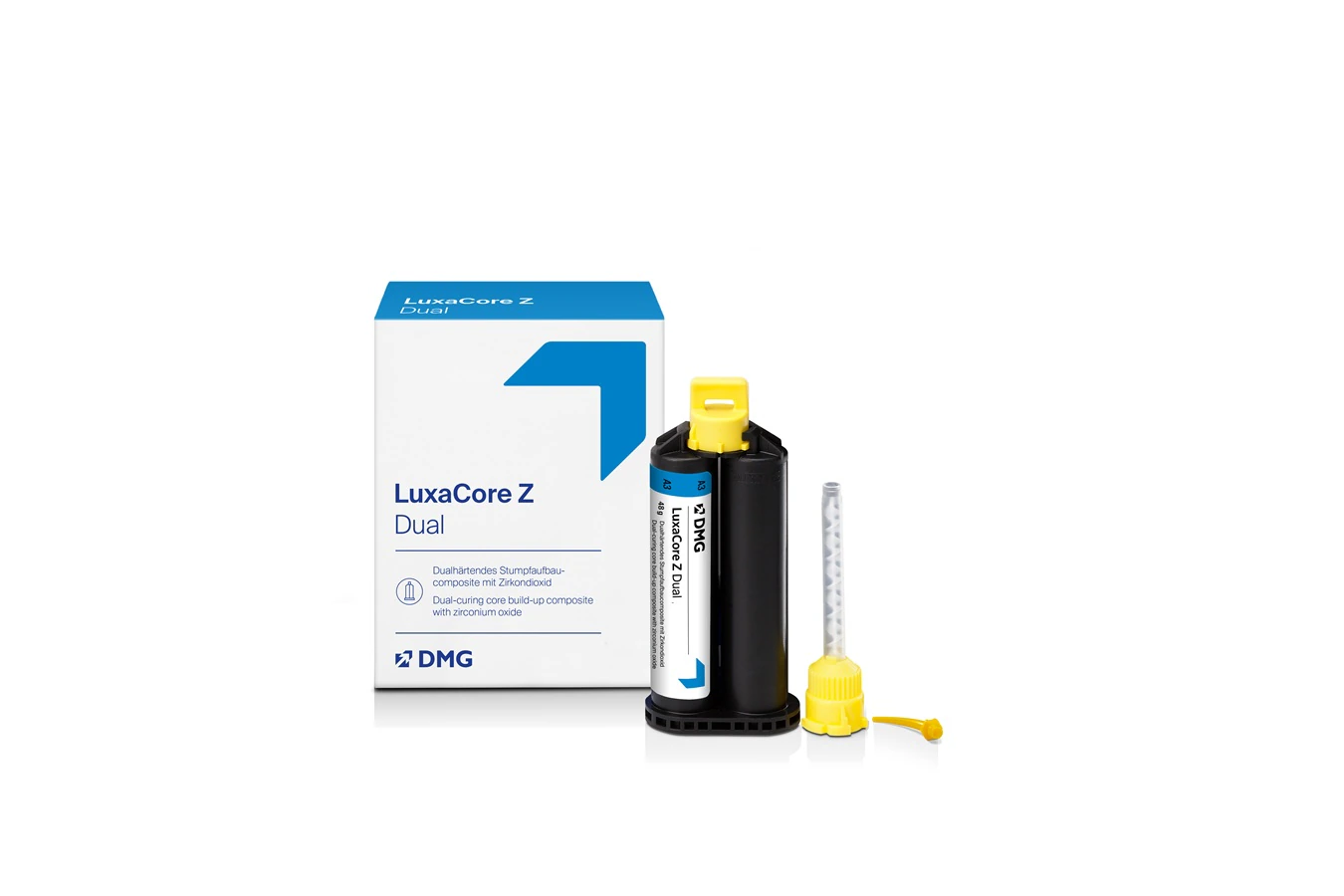 LuxaCore Z-Dual Automix Core Build-Up Material, Light Opaque, Refill Kit, 48 g Cartridge, 213332
