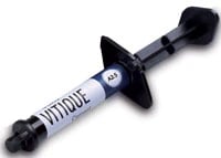 Vitique Composite Luting Cement, Base Refill, Shade A2.5, 6 g Syringe with 10 Veneer Tips, 213039