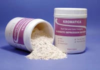 Kromatica Color-Changing Dust-Free Alginate Impression Material, Fast Set, Cherry, 1-lb Pouch, 305-201
