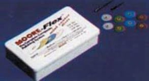 Moore-Flex Polishing Discs, Mini Refill, 5/8", Coarse, White, 100/Pk, BC-58-1C4