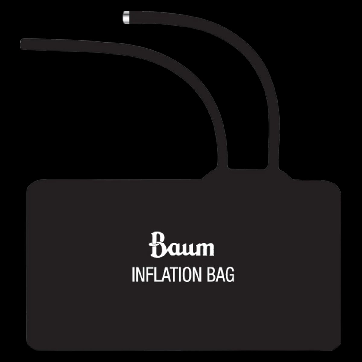 Baumomanometer Inflation Bladder, Black Latex, Thigh Size, for Blood Pressure Cuff, Each
