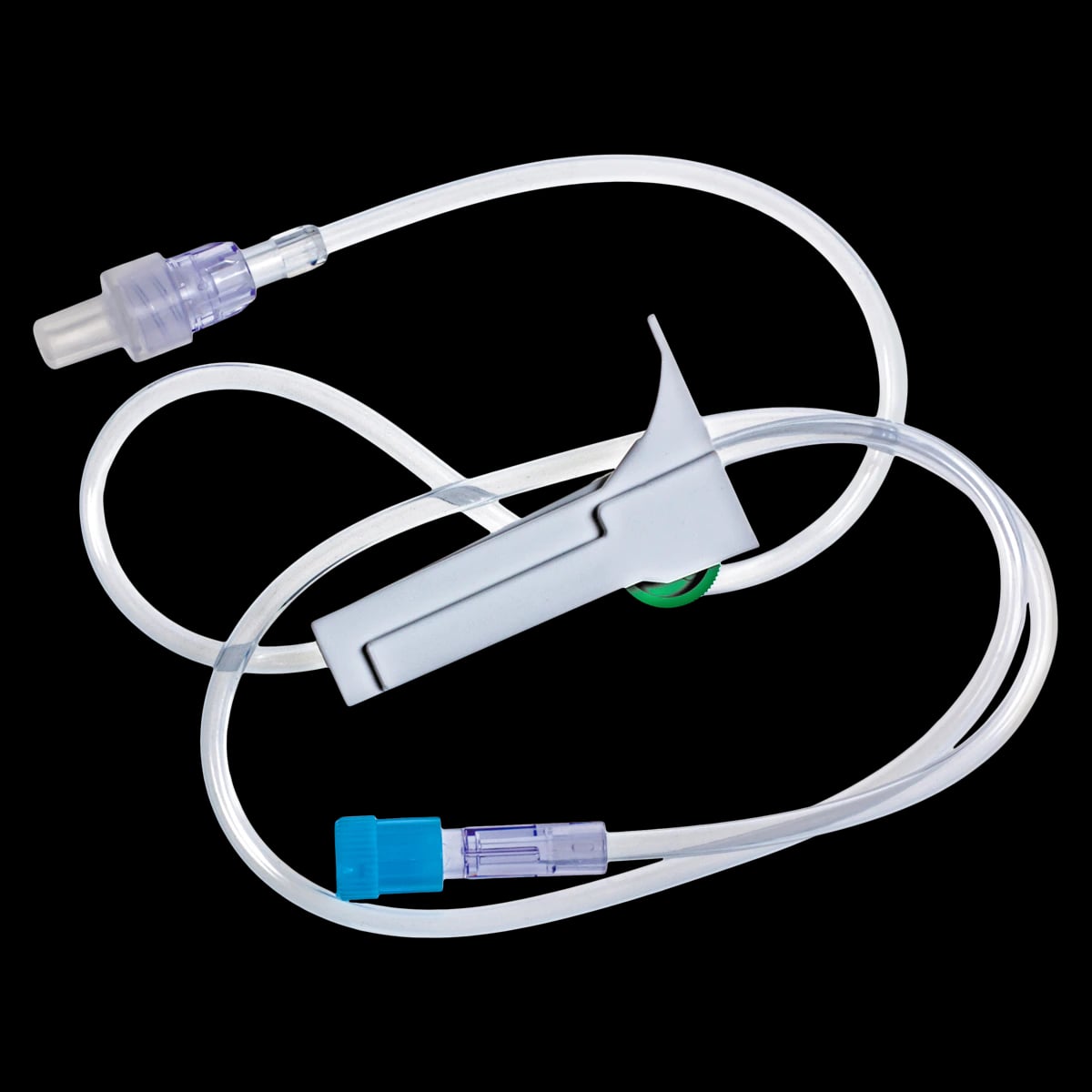 B. Braun Ext Set 31" Luer & Roller, Peripheral IV Extension Set, Female Luer Lock/Distal SPIN-LOCK, Non-DEHP, Sterile, Latex-Free