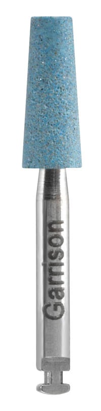 Garrison Dental Solutions eZr Blue Coarse Grit Flat End Taper Grinder, 5/Pack, FPZC010