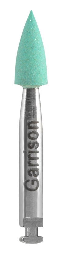 Garrison eZr Green Medium Grit Small Point Polisher (For Smoothing), 5/Pack, FPZM010